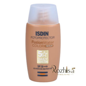 کرم ضد آفتاب رنگی ایزدین Fusion Water SPF50 حجم 50 میلی‌لیتر مناسب انواع پوست